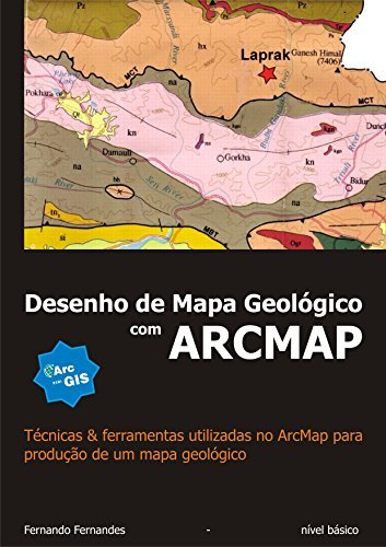 desenho de mapa deológico com arcmap