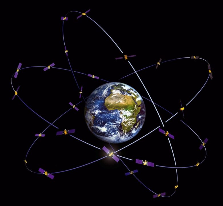 Funcionamento do gps - geometria dos satélites