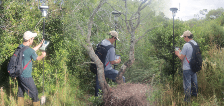 Prestando serviços de georreferenciamento
