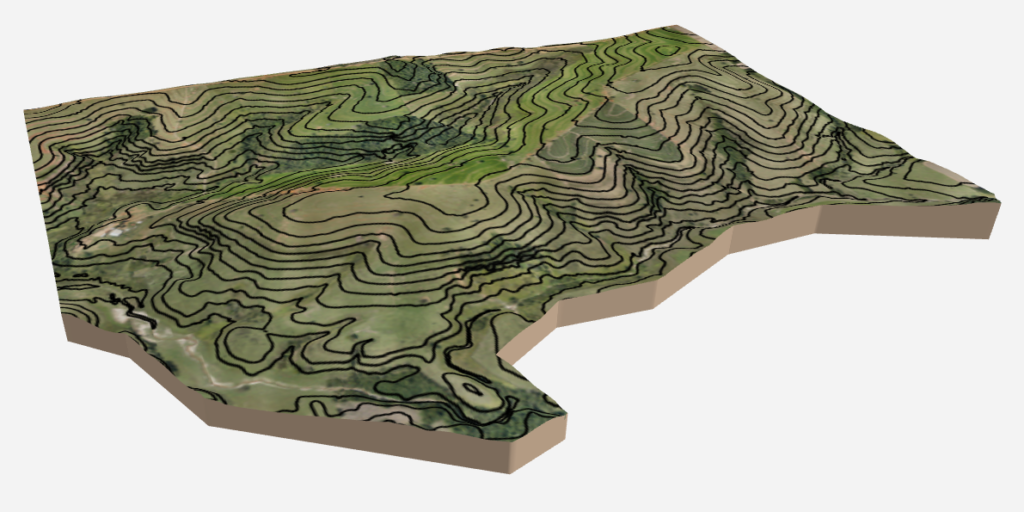 curvas de nivel - modelo digital do terreno