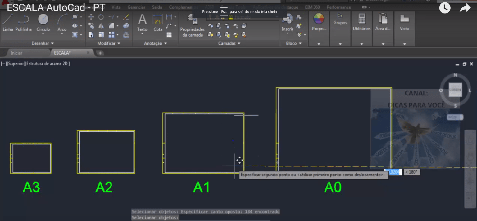 Como Saber A Escala De Um Desenho No Autocad