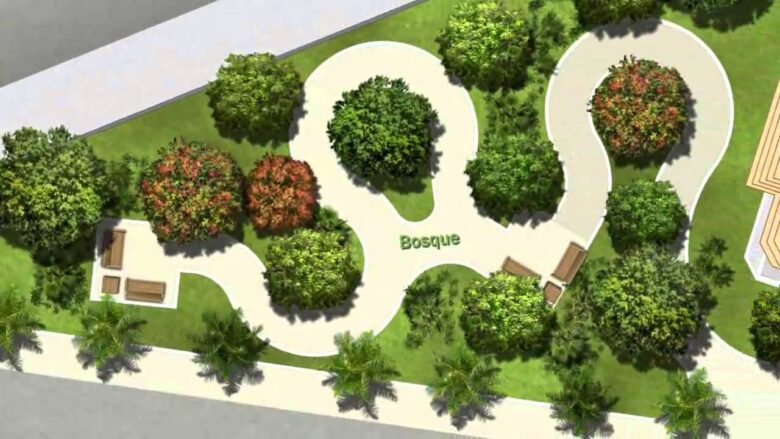 levantamento por irradiação topografia - praça 2