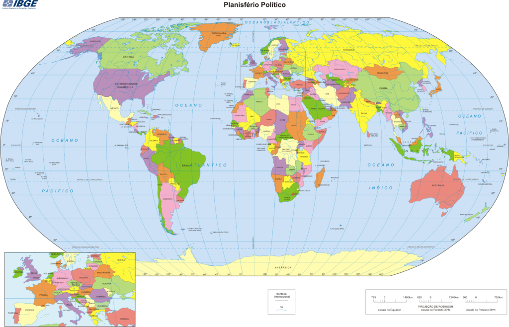 mapa mundi político