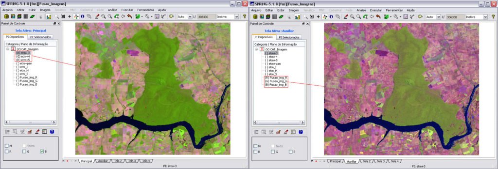 software fusão de imagens