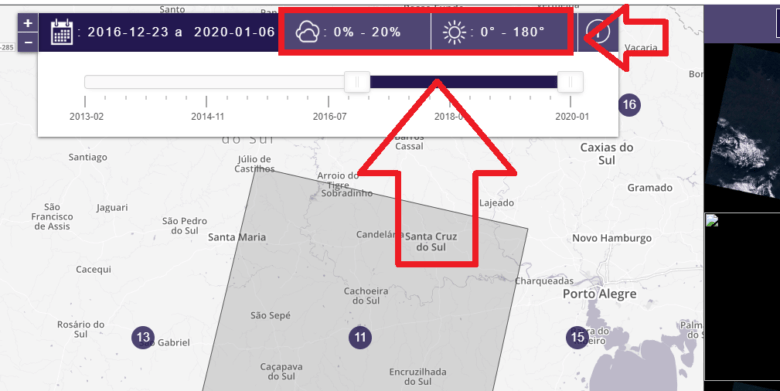 download imagens landsat Libra - seleções