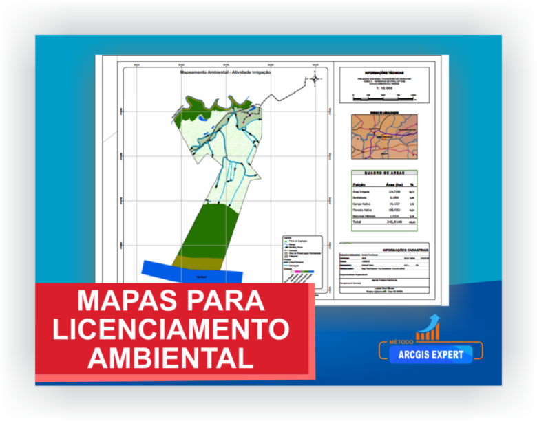 mapa para licenciamento ambiental