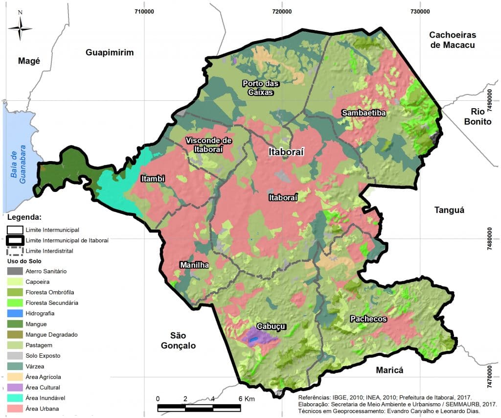 mapa uso e ocupação do solo municipal