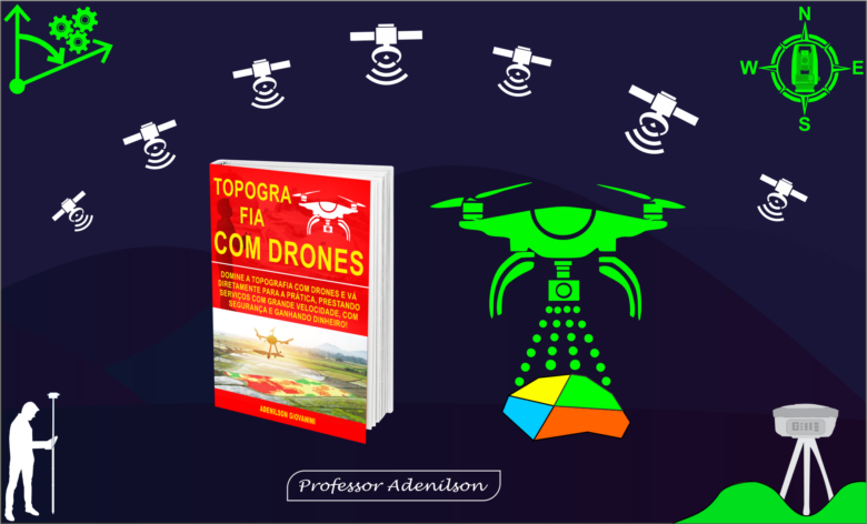 topografia livros - livro sobre drones