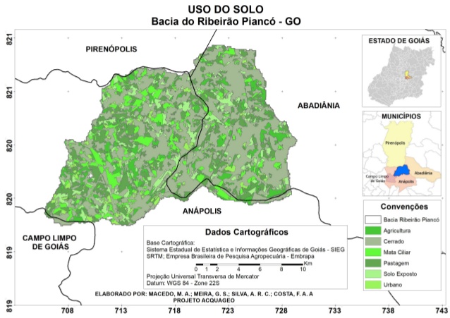 mapa uso e ocupação do solo