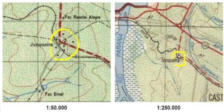 erro na generalização cartográfica