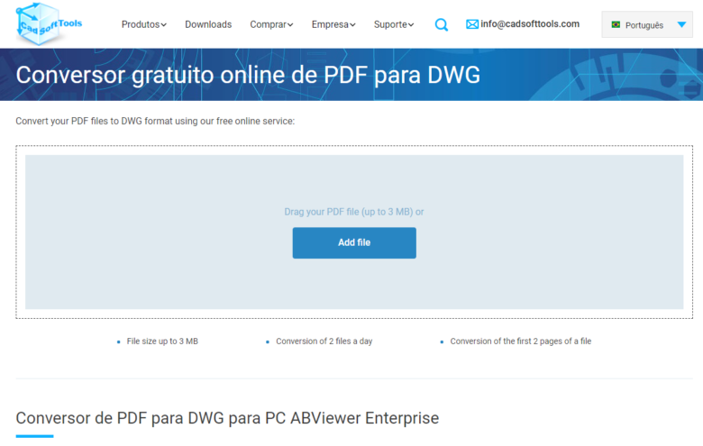 conversor de pdf para dwg online