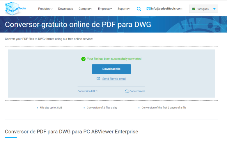 conversor de pdf para dwg online - download dos dados