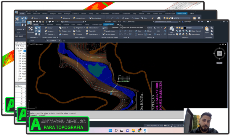 curso autocad civil 3d para topografia completo