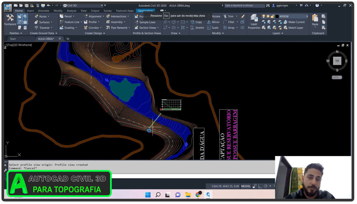 Curso De Topografia No Civil 3d - Adenilson Giovanini