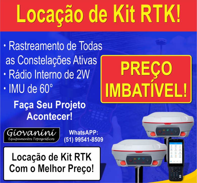 locação de equipamentos rtk
 - Aluguel RTK Porto Alegre