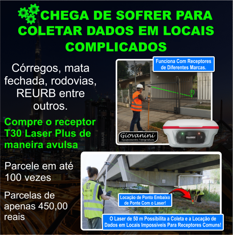 receptor gnss - t30 laser plus