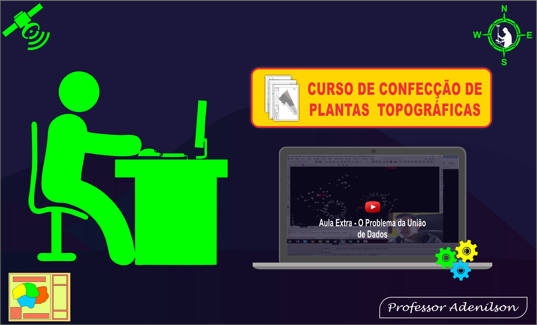aula de planta topográfica