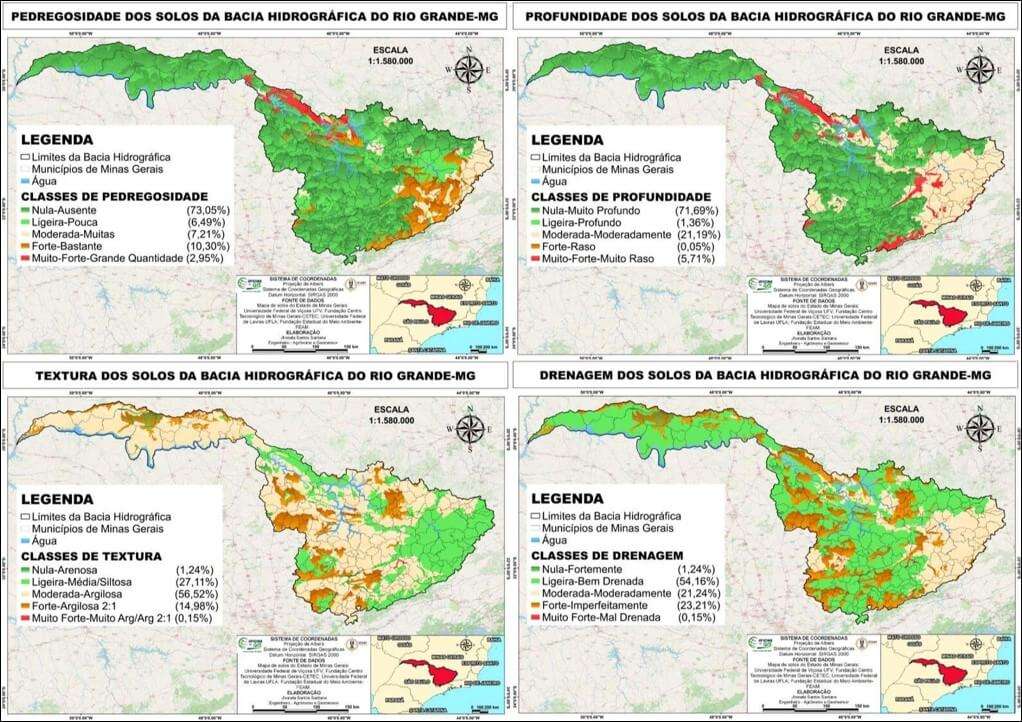 geoprocessamento e sensoriamento remoto - mapa de fatores limitantes à mecanização agrícola