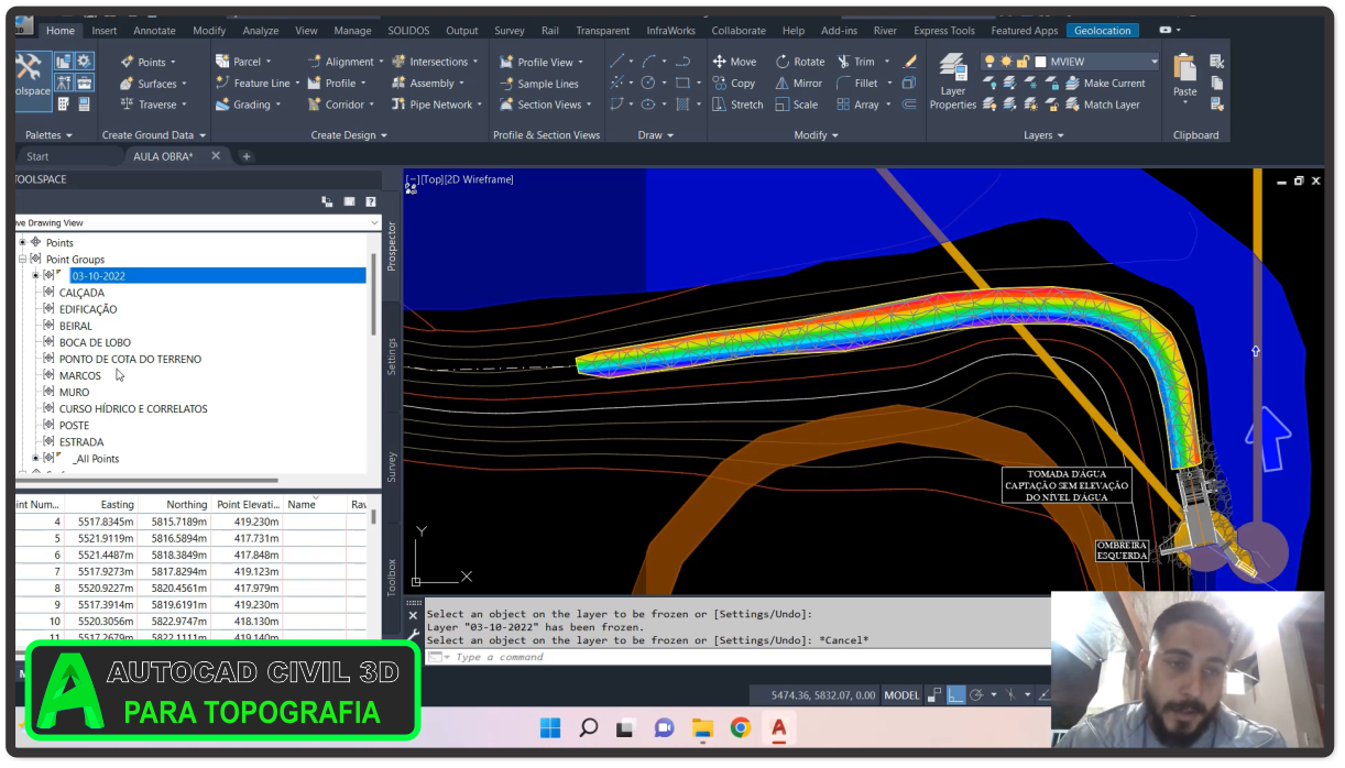 Curso civil 3D topografia