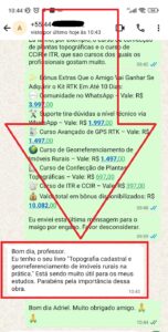 livro de georreferenciamento - depoimento Adriel